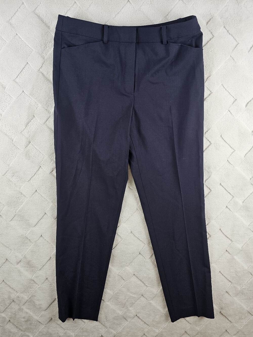 NWT MSRP$298 Brooks Brothers Wool Navy Trouser Womens 8 Italian fabric